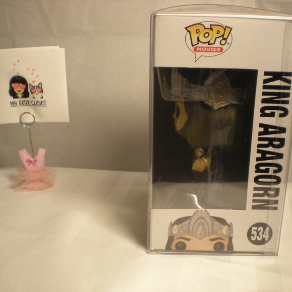 πβ¨ Lord of the Rings β King Aragorn POP! (2018 Barnes & Noble Exclusive) β¨π - Picture 2 of 5